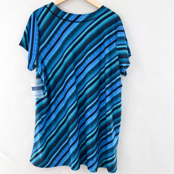 NEW Swimsuits for All Longer Length Swim Tunic Top Size 22 Modest Swimsuits - Picture 2 of 9